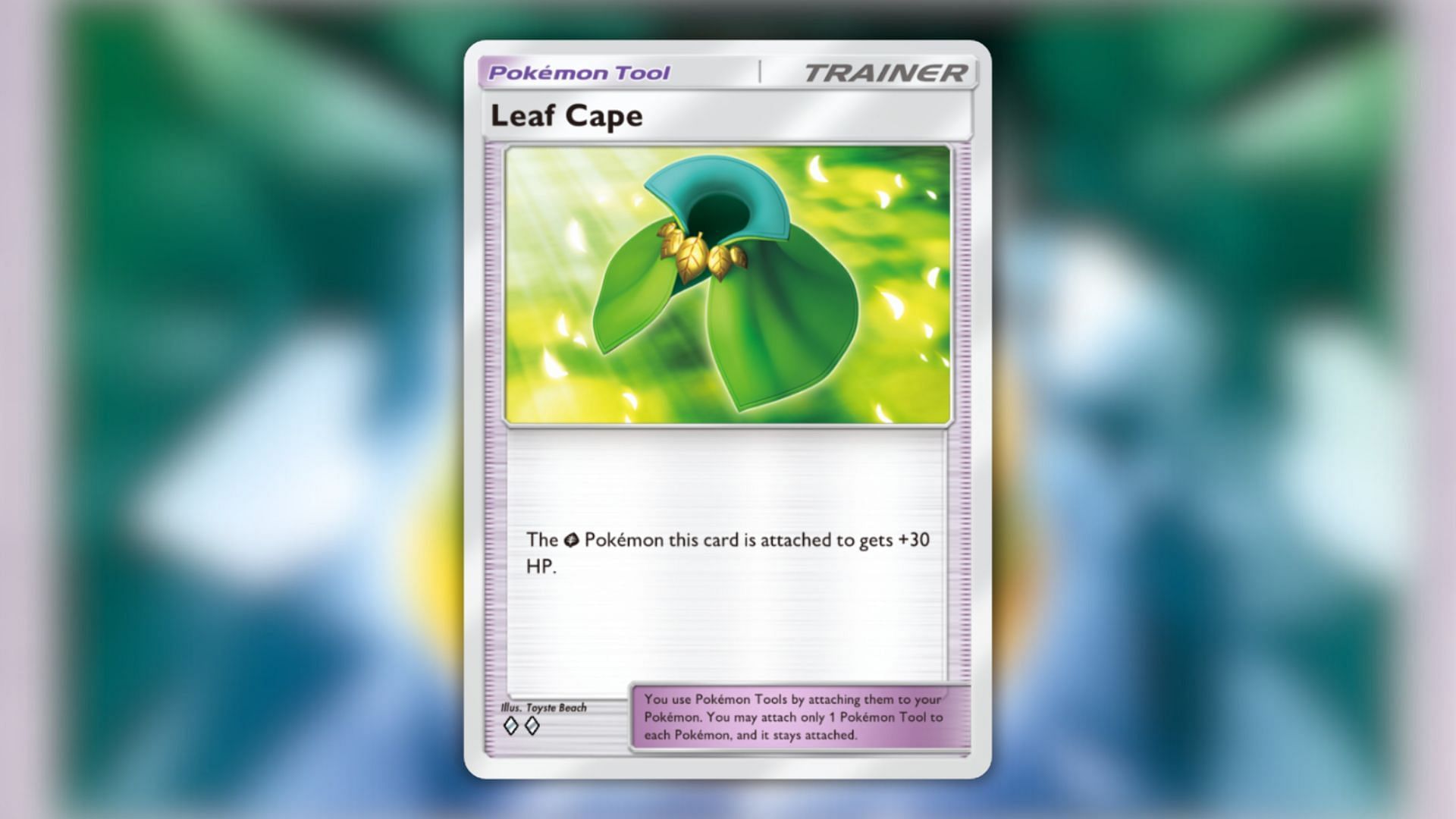 Leaf Cape as seen in the game (Image via The Pokemon Company)